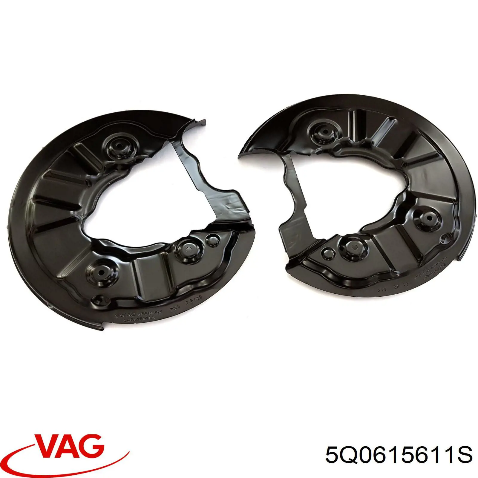 Comprar 5Q0615611S VAG Protector de disco de freno trasero izquierdo