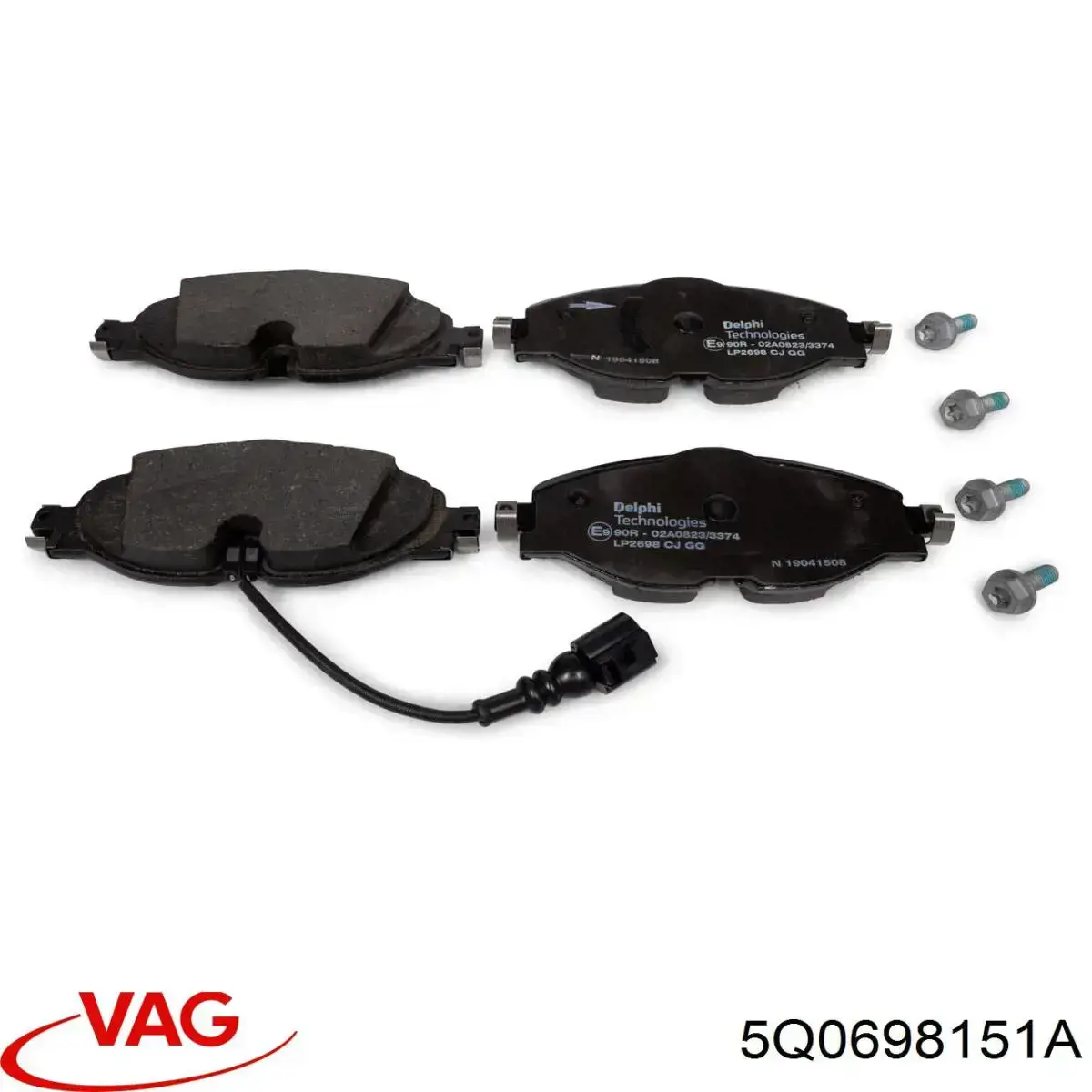 Pastillas de freno delanteras Volkswagen Tiguan 1 5N1, 5N2