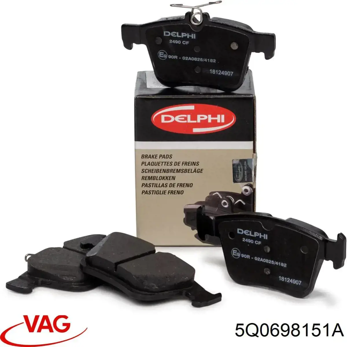 Pastillas de freno delanteras Volkswagen Tiguan 1 5N1, 5N2