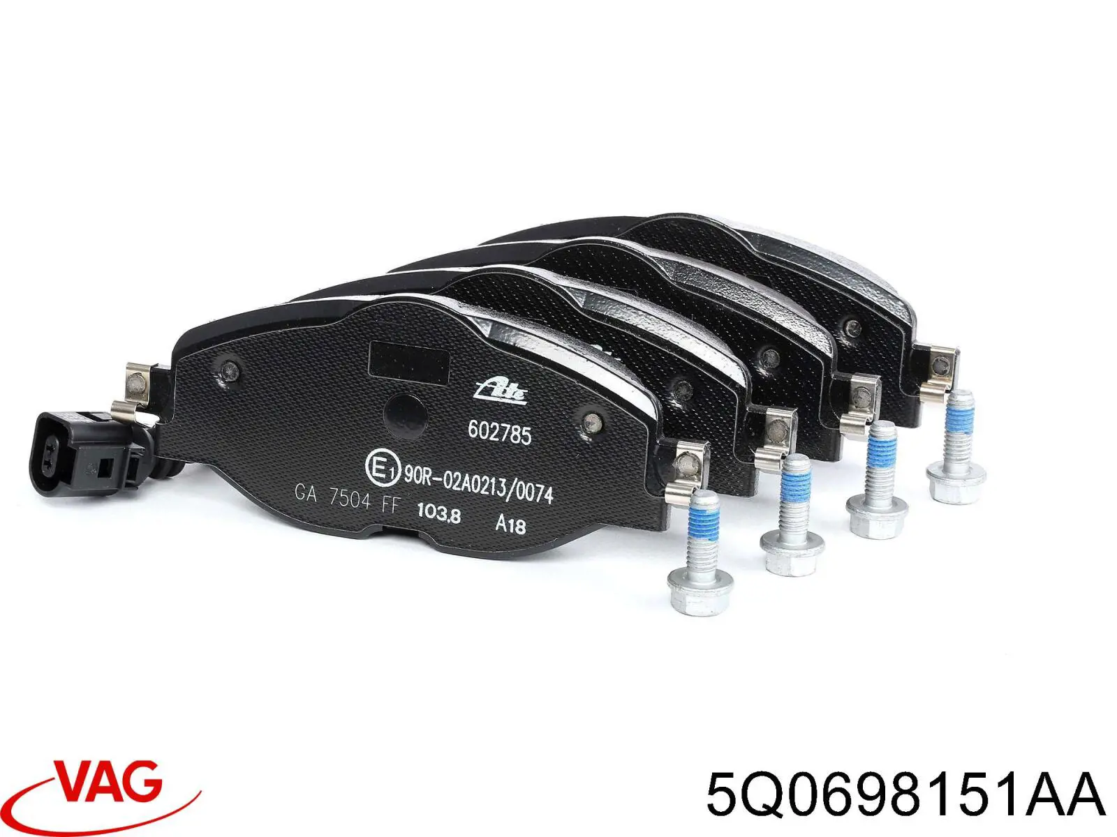 Pastillas de freno delanteras Volkswagen Tiguan 1 5N1, 5N2