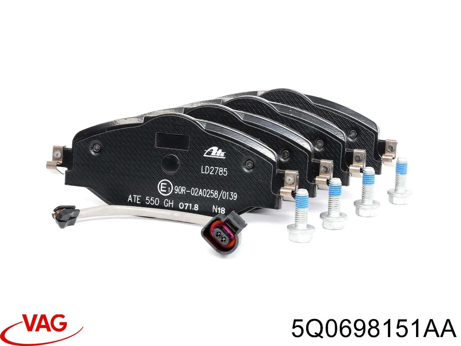 Pastillas de freno delanteras Volkswagen Tiguan 1 5N1, 5N2