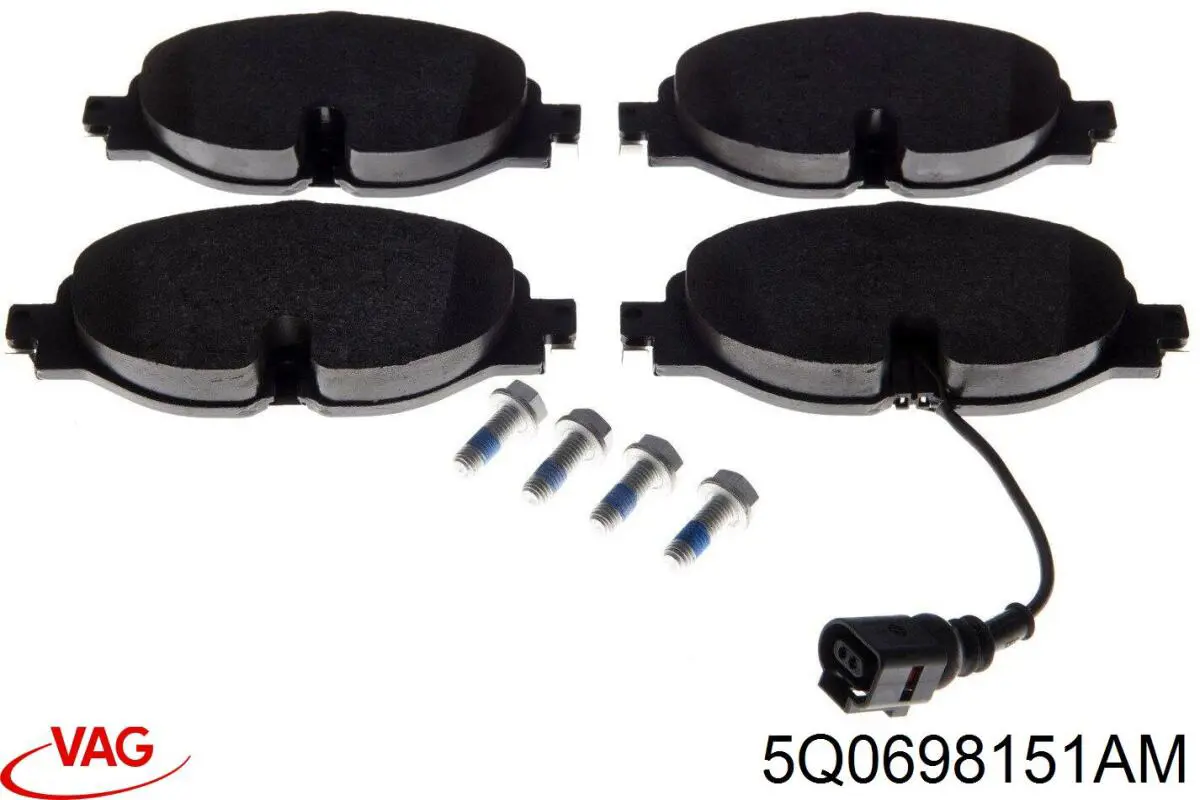 Pastillas de freno delanteras Volkswagen Tiguan 1 5N1, 5N2