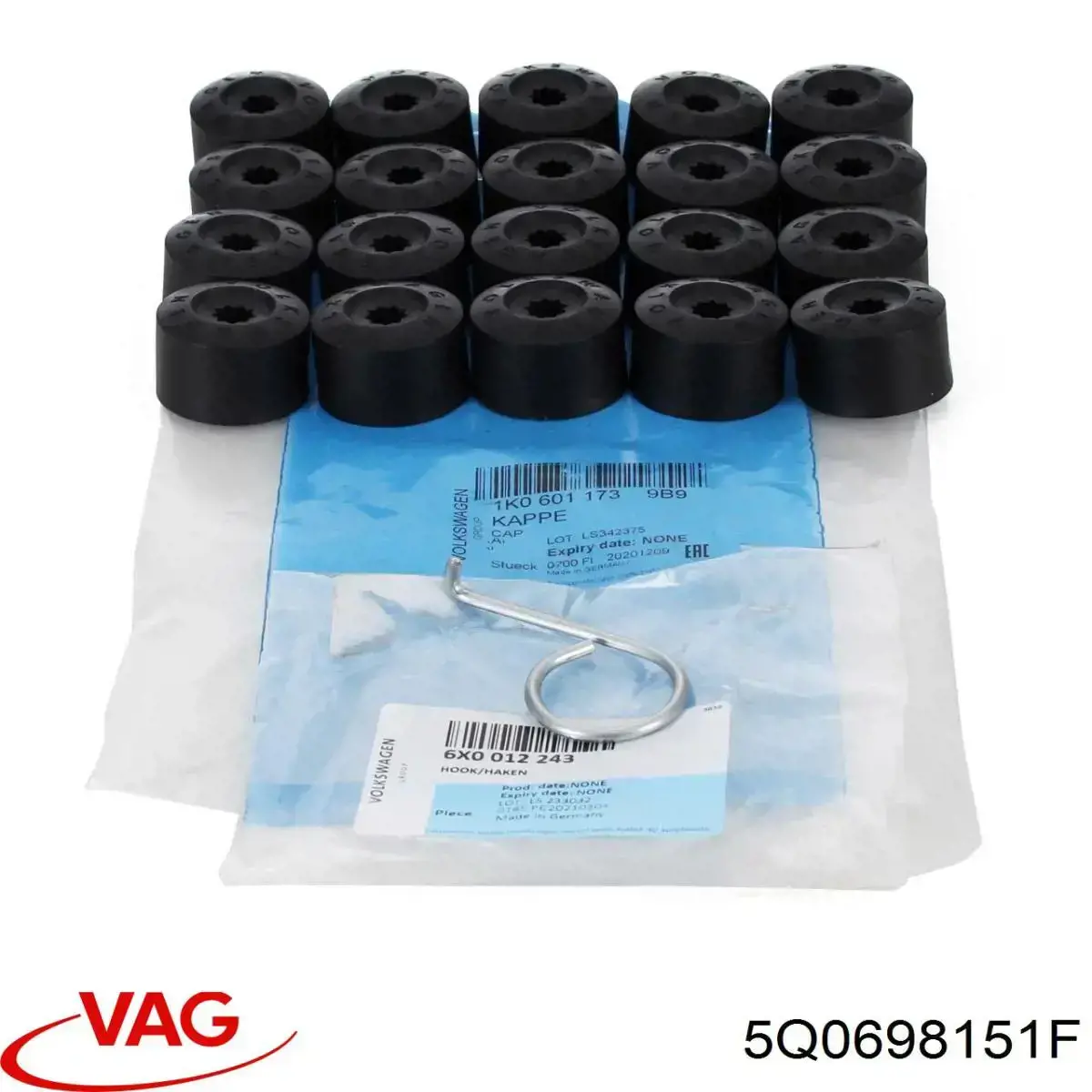 Pastillas de freno delanteras Volkswagen Tiguan 1 5N1, 5N2