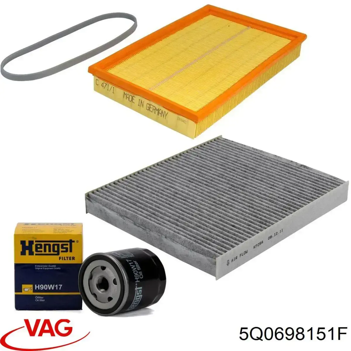 Pastillas de freno delanteras Volkswagen Tiguan 1 5N1, 5N2