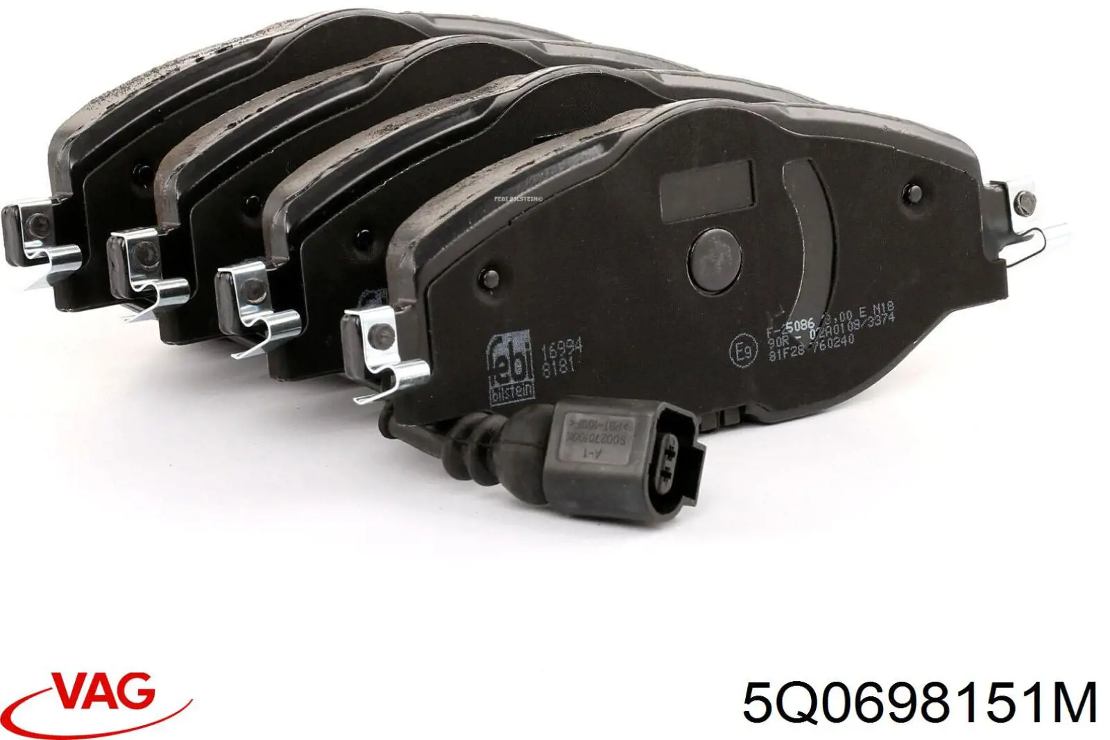 Pastillas de freno delanteras Volkswagen Tiguan 1 5N1, 5N2