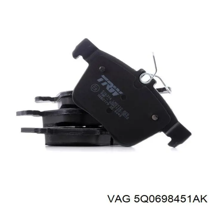 Comprar 5Q0698451AK VAG Pastillas de freno traseras