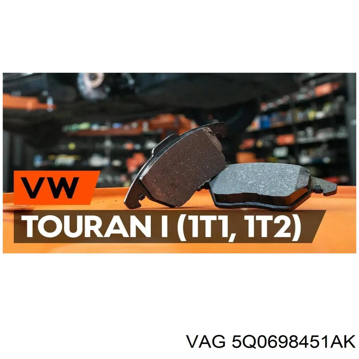 Comprar 5Q0698451AK VAG Pastillas de freno traseras