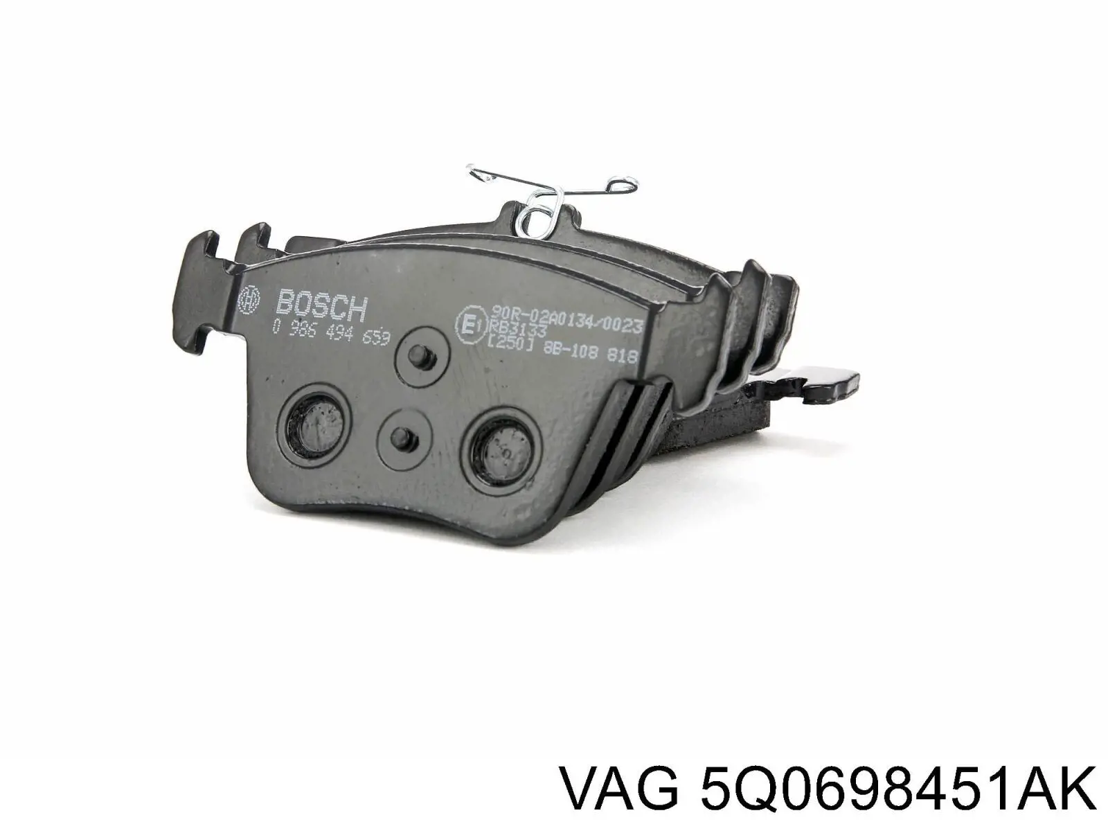 Pastillas traseras VAG 5Q0698451AK