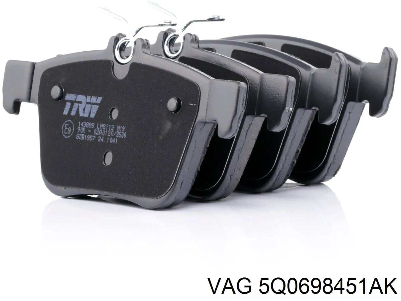 Pastillas traseras de freno VAG 5Q0698451AK precio, desde 22,93 EUR