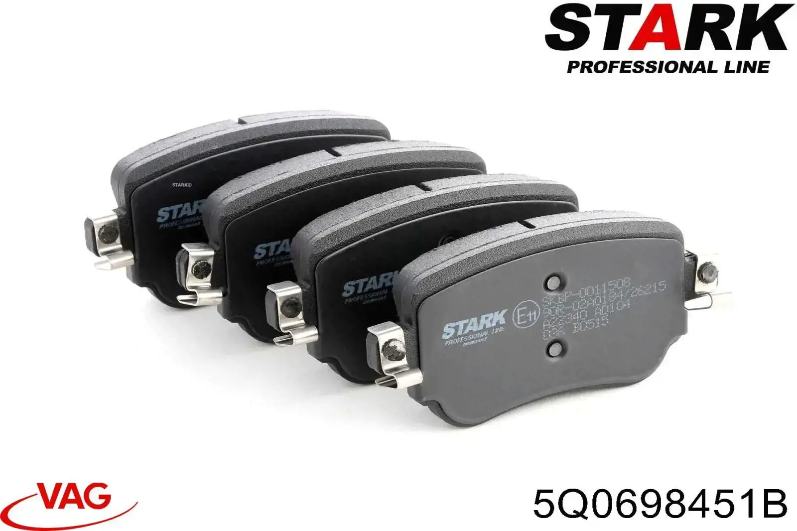 Pastillas de freno traseras Volkswagen Caddy 4 SAB, SAJ