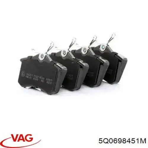 Comprar 5Q0698451M VAG Pastillas de freno traseras
