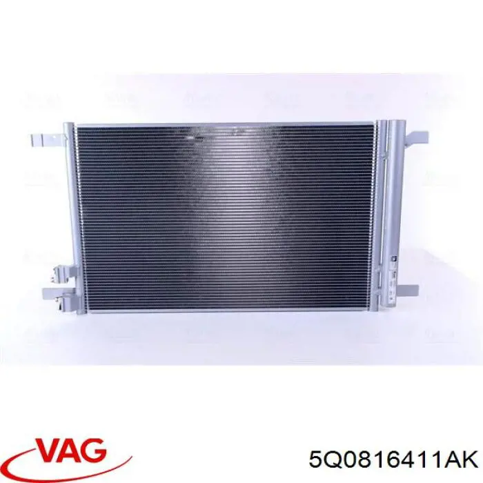 5Q0816411AK VAG condensador aire acondicionado