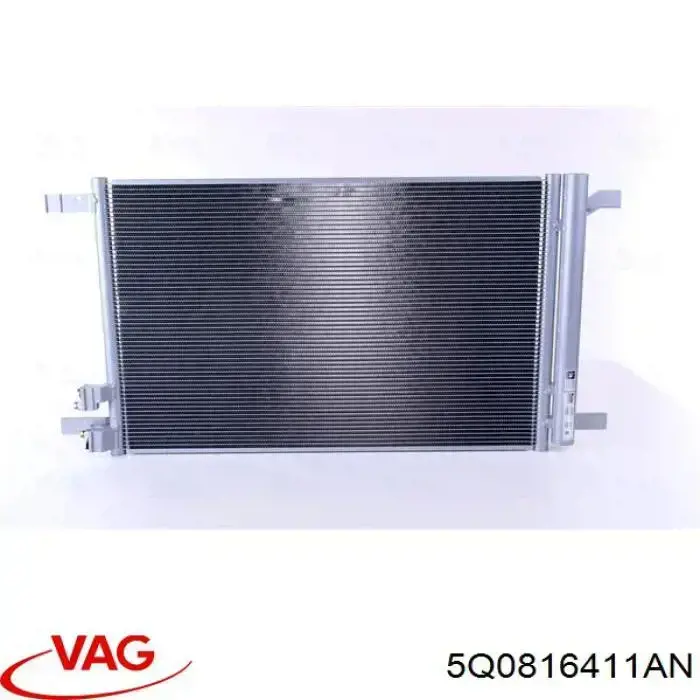 5Q0816411AN VAG condensador aire acondicionado