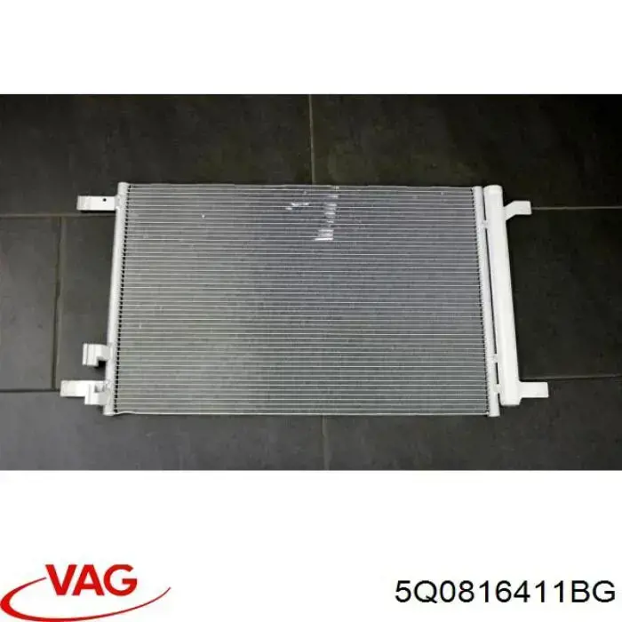 5Q0816411BG VAG condensador aire acondicionado