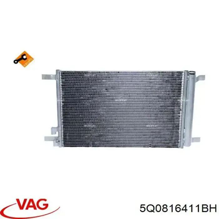 5Q0816411BH VAG condensador aire acondicionado