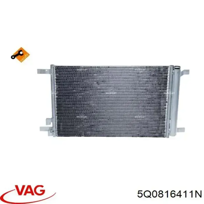 5Q0816411N VAG condensador aire acondicionado