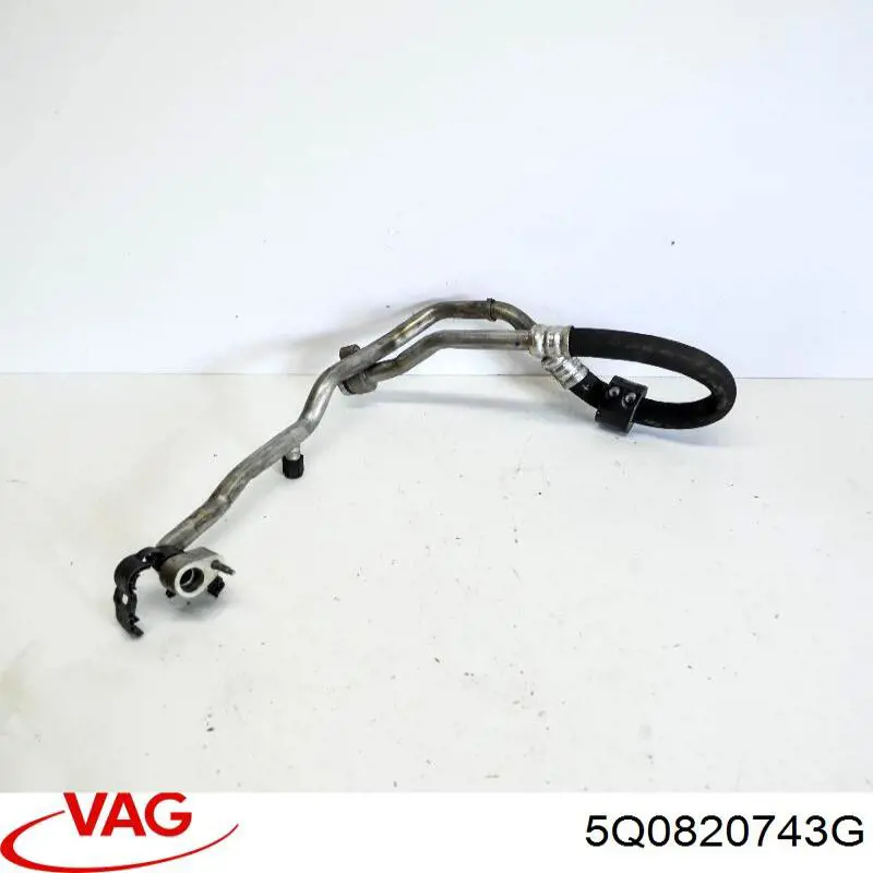 Tubería de baja / alta presión, aire acondicionado, de evaporador a compresor VAG 5Q0820743G