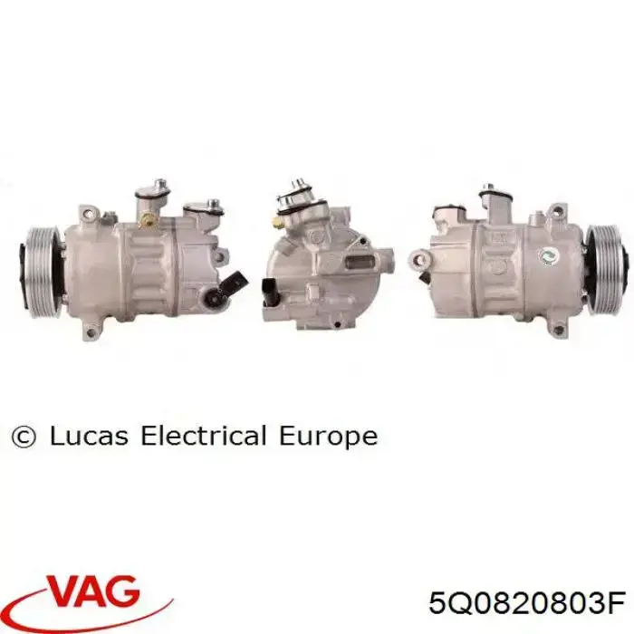Compresor ac VAG 5Q0820803F precio, desde 123,42 EUR