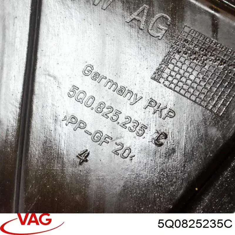 Protección delantera del motor VAG 5Q0825235C precio, desde 21,70 EUR