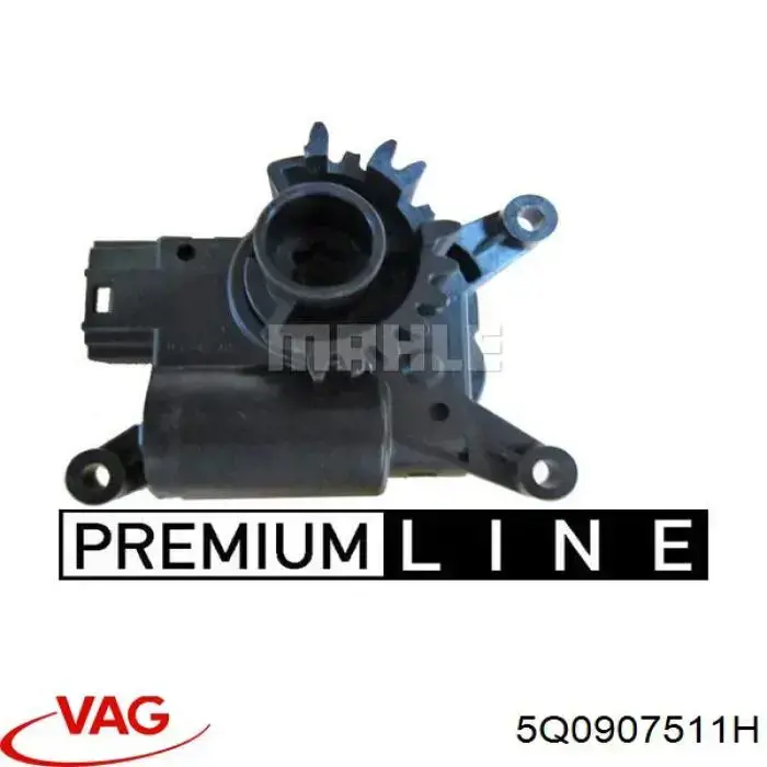Actuador de compuerta de la calefacción 5Q0907511H VAG