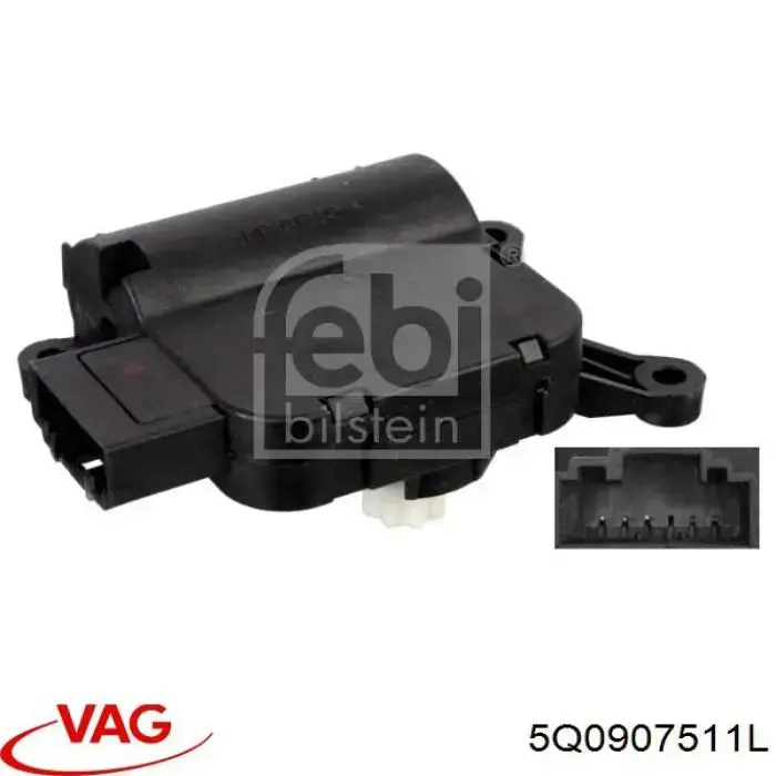 Actuador de compuerta de calefacción VAG 5Q0907511L precio, desde 36,42 EUR