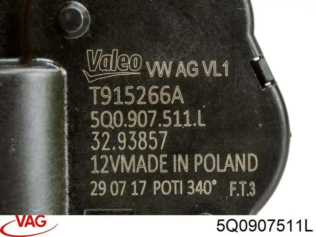 Comprar 5Q0907511L VAG Actuador de compuerta de la calefacción