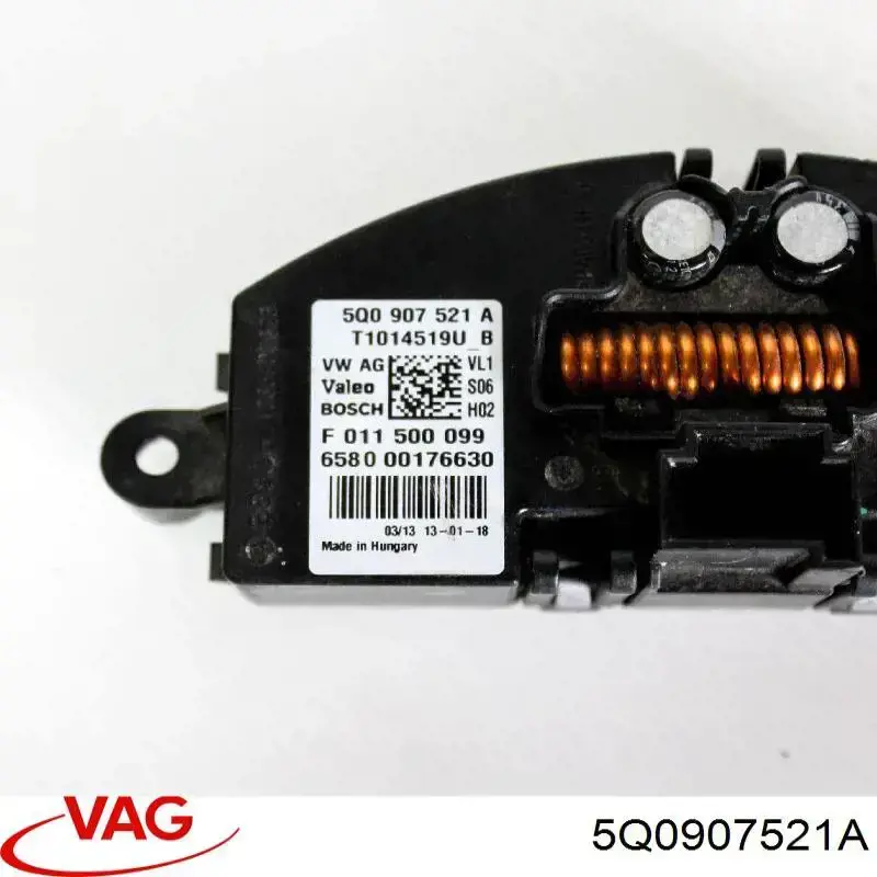 5Q0907521A VAG Resistencia de calefacción