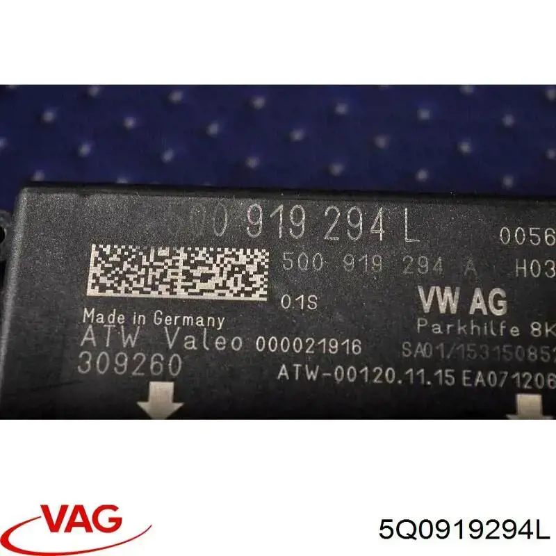 Módulo de control del asistente de aparcamiento VAG 5Q0919294L precio, desde 72,60 EUR