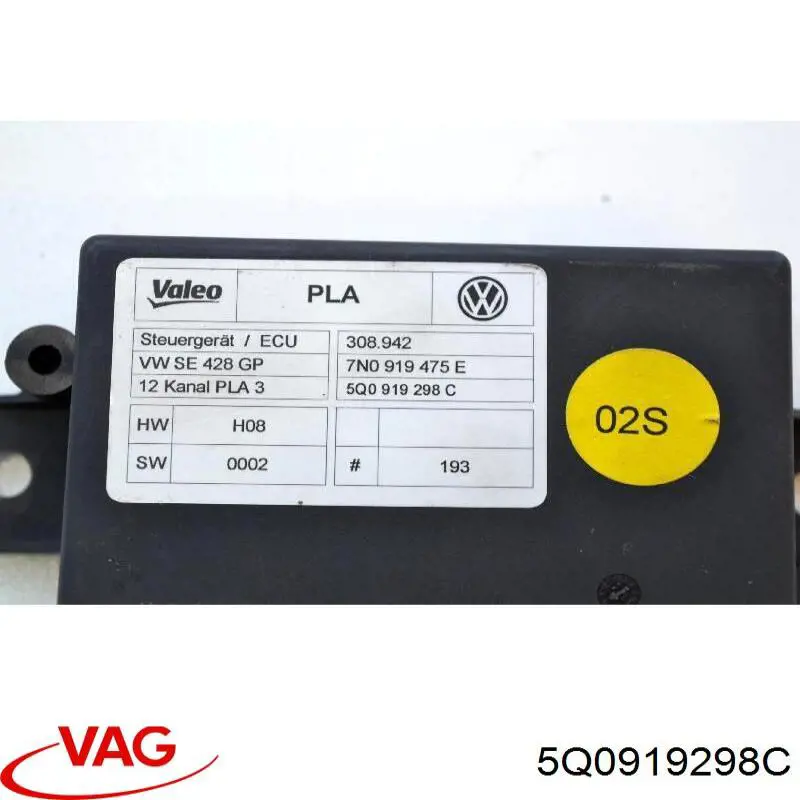 5Q0919298L VAG 