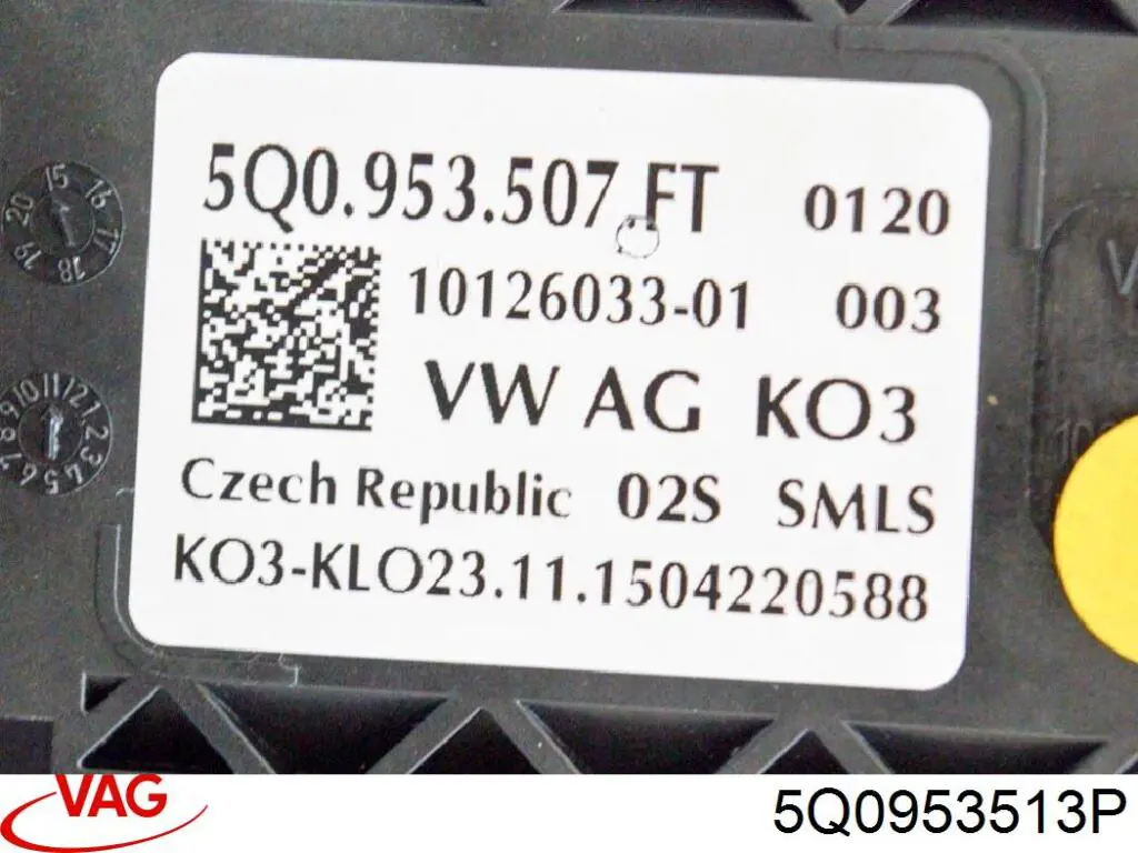 Conmutador en la columna de dirección completo Seat Leon 3 5F1