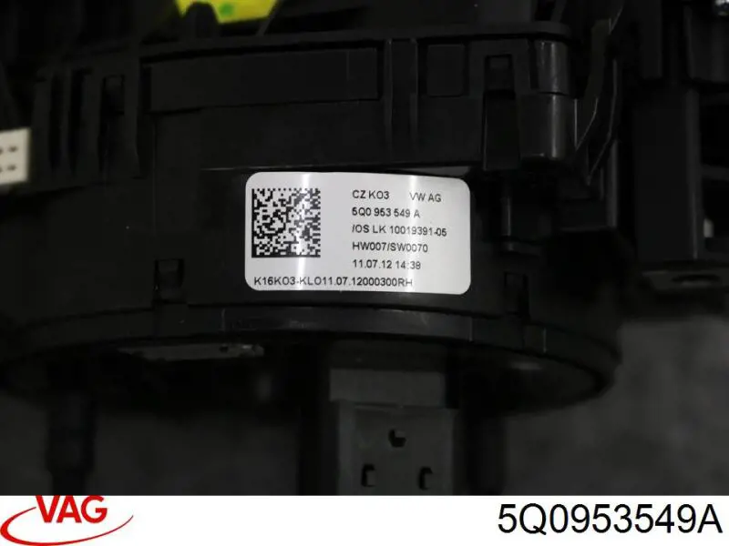 5Q0953549A VAG Anillo de AIRBAG 