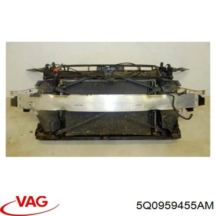 5Q0959455AM VAG Ventilador eléctrico de refrigeración completo izquierdo (motor y hélice)