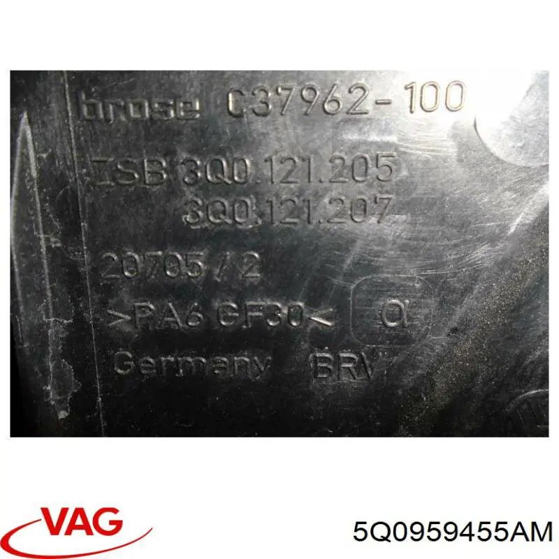 Comprar 5Q0959455AM VAG Ventilador eléctrico de refrigeración completo izquierdo (motor y hélice)