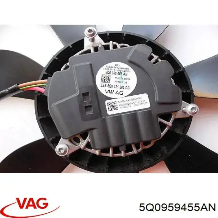Comprar 5Q0959455AN VAG Ventilador de radiador