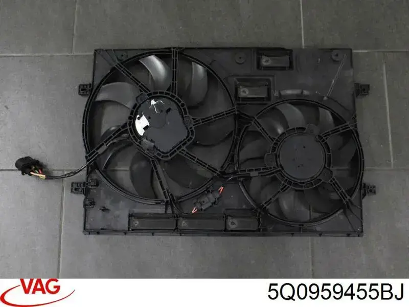 Ventilador eléctrico de refrigeración completo izquierdo (motor y hélice) VAG 5Q0959455BJ precio, desde 206,18 EUR