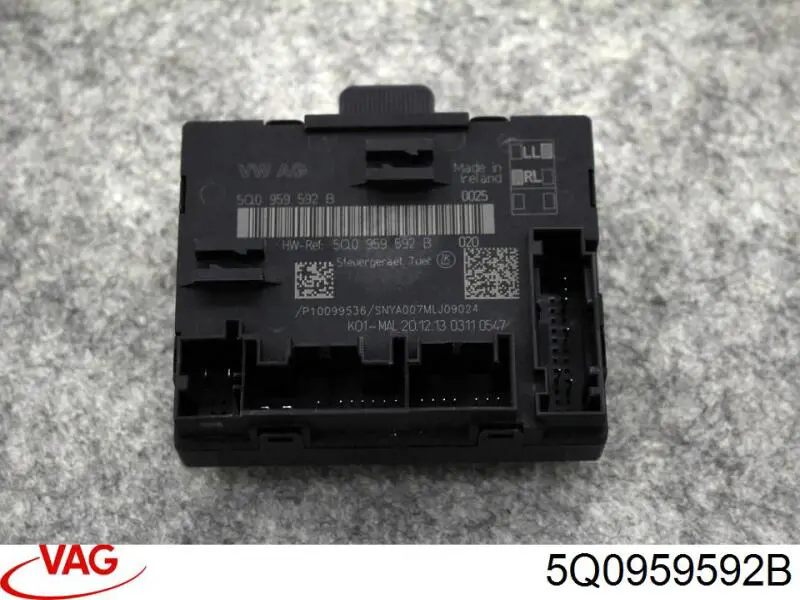 Comprar 5Q0959592B VAG Unidad de confort de la puerta delantera