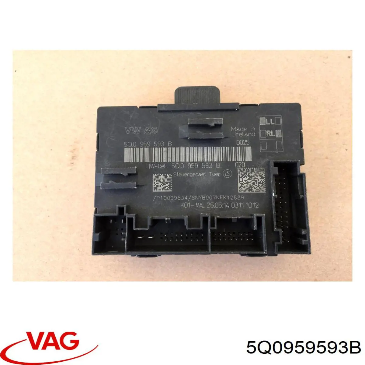 Unidad de confort de la puerta delantera VAG 5Q0959593B precio, desde 55,18 EUR