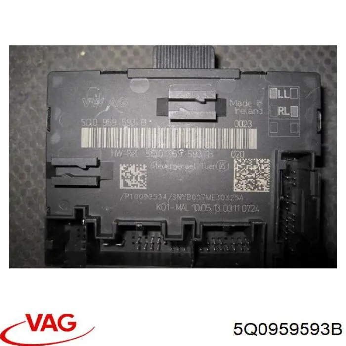 Comprar 5Q0959593B VAG Unidad de confort de la puerta delantera