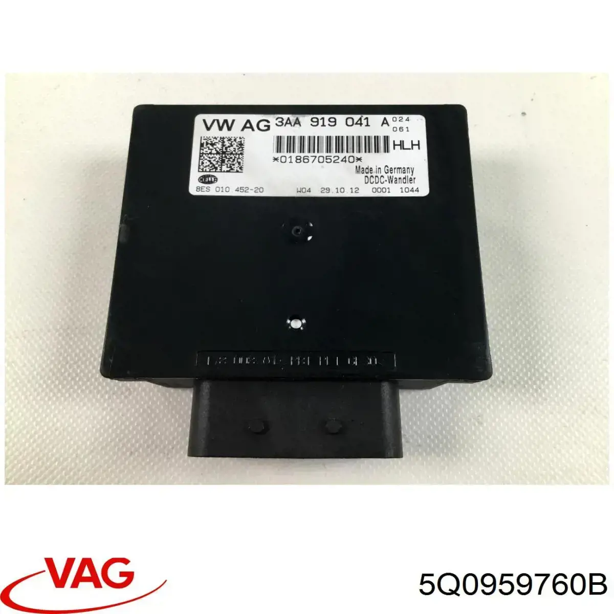 Módulo de control de la unidad electrónica del asiento delantero VAG 5Q0959760F