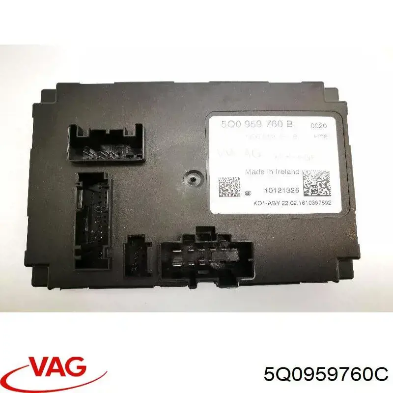 Módulo de control de la unidad electrónica del asiento delantero VAG 5Q0959760F precio, desde 266,36 EUR