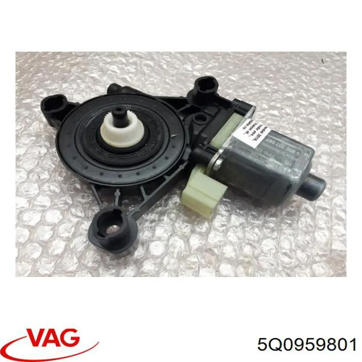 Motor del elevalunas de la puerta trasera izquierda VAG 5Q0959801