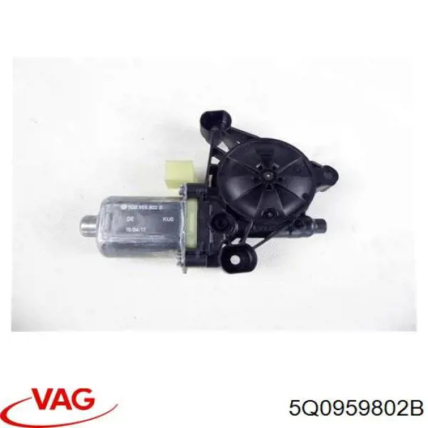 Motor del elevalunas de la puerta delantera derecha VAG 5Q0959802B