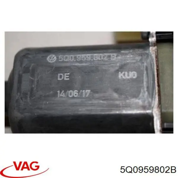 5Q0959802B VAG Motor del elevalunas de la puerta delantera derecha