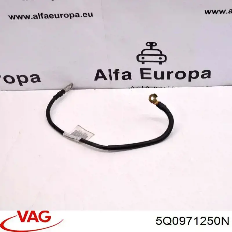 Cable de masa de batería VAG 5Q0971250N precio, desde 37,75 EUR