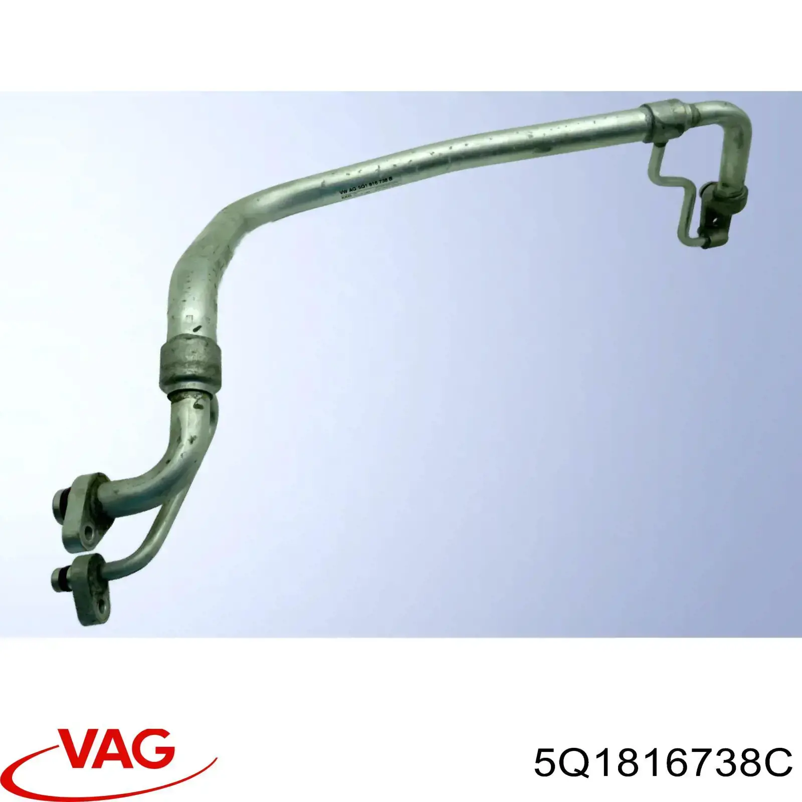 Manguera de aire acondicionado de condensador a evaporador VAG 5Q1816738C