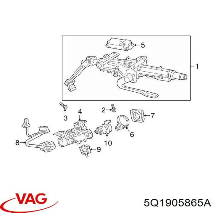 Interruptor de encendido Seat ARONA (KJ7)