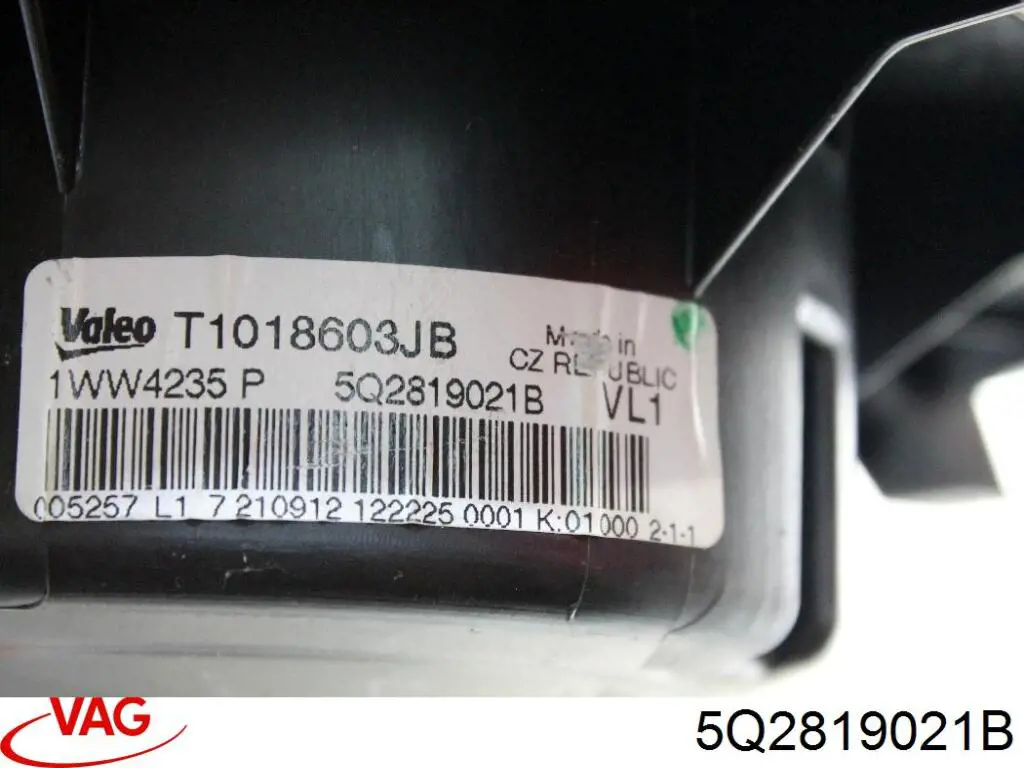 Comprar 5Q2819021B VAG Motor de calefacción