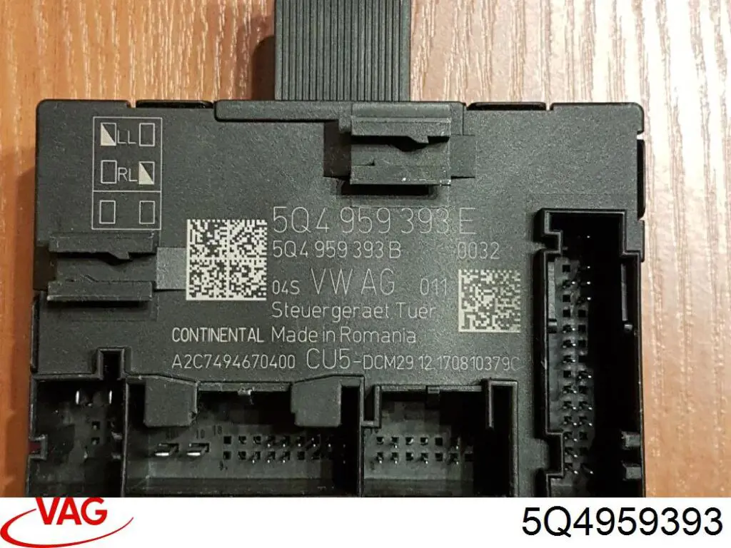 5Q4959393 VAG Módulo de confort