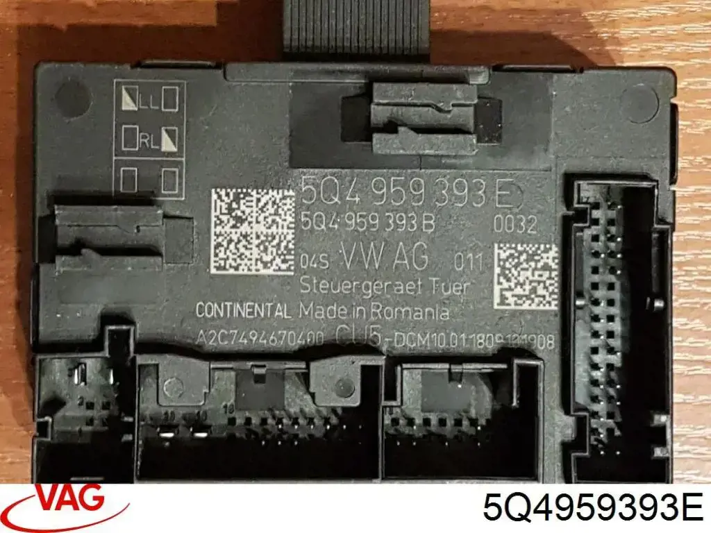 Unidad de confort de la puerta delantera VAG 5Q4959393E precio, desde 46,46 EUR