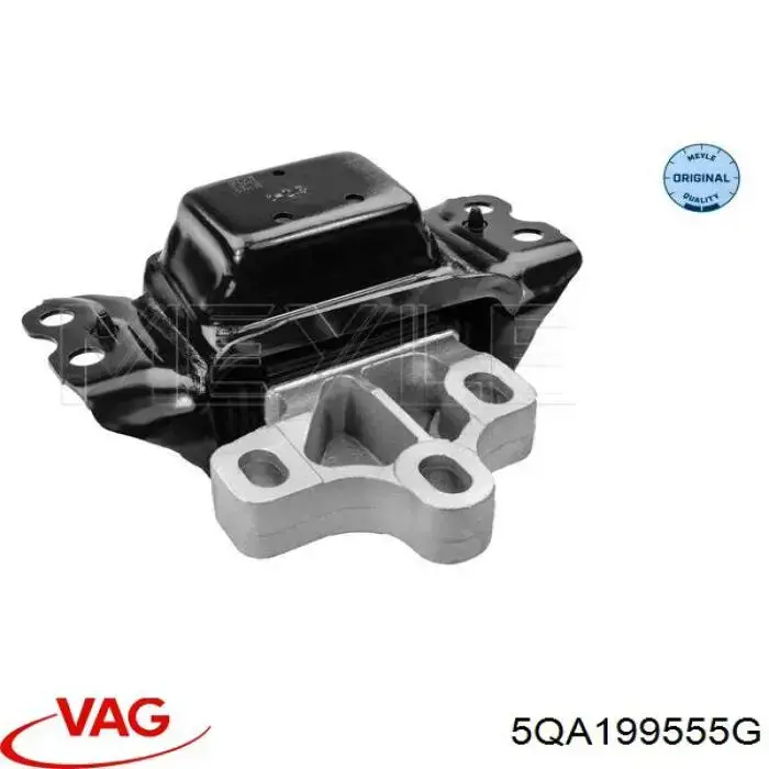 5QA199555G VAG soporte motor izquierdo